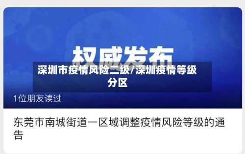 深圳市疫情风险二级/深圳疫情等级分区-第1张图片