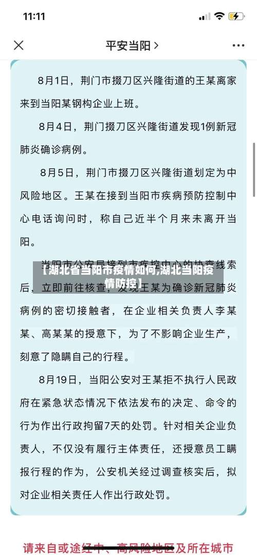 【湖北省当阳市疫情如何,湖北当阳疫情防控】-第1张图片