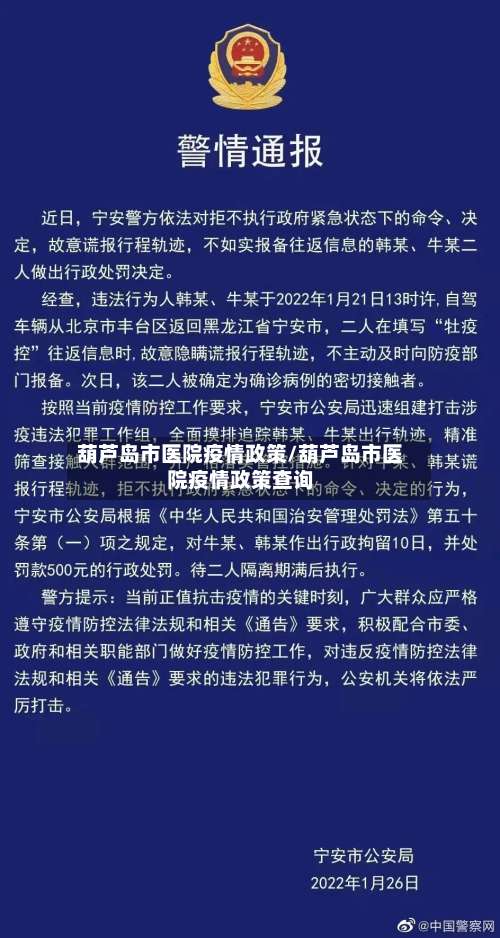 葫芦岛市医院疫情政策/葫芦岛市医院疫情政策查询-第2张图片