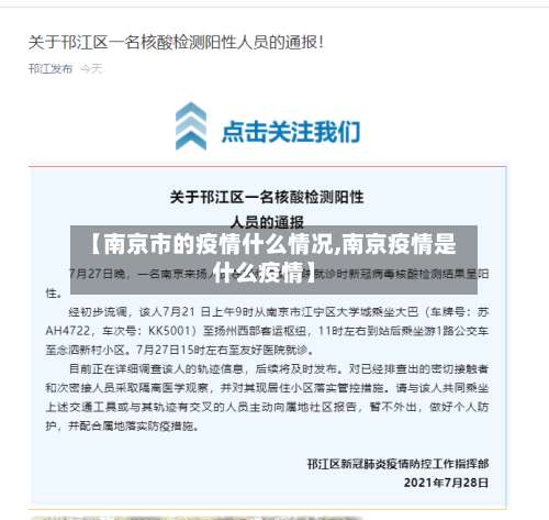 【南京市的疫情什么情况,南京疫情是什么疫情】-第1张图片